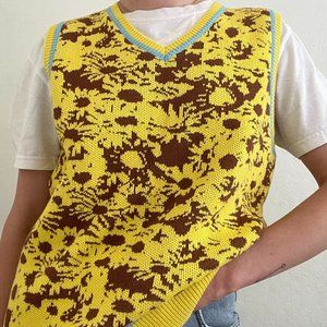 Men's US M / EU 48-50 / 2 Yellow Heaven By Floral Techno Vest